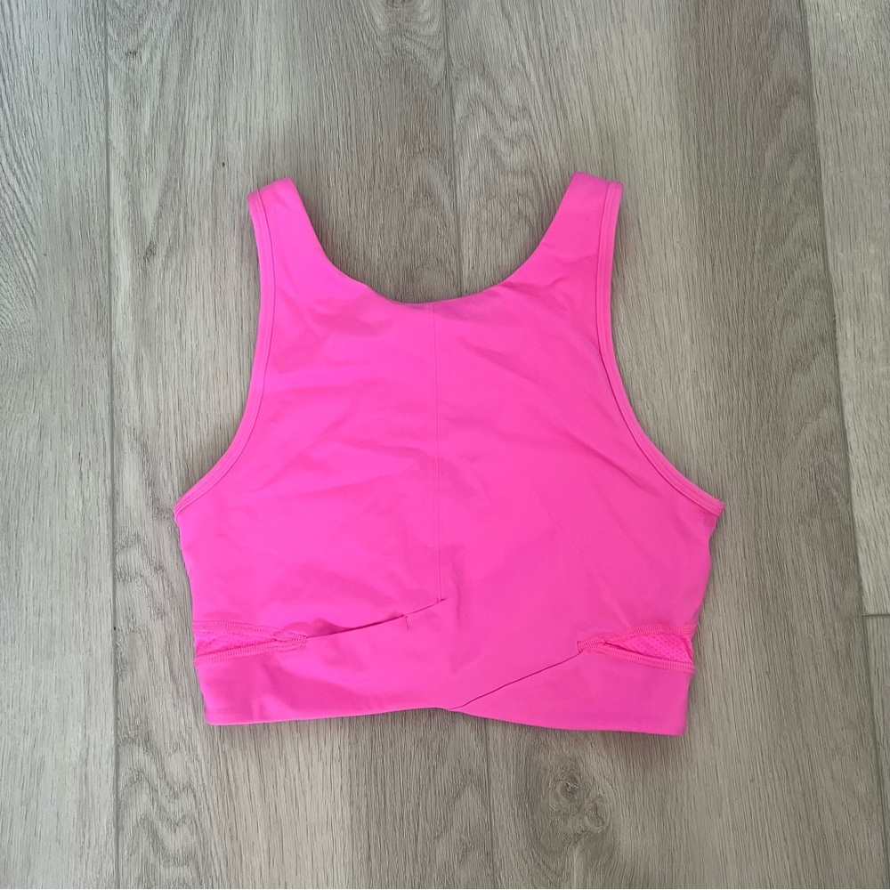 Lululemon Pink Sports Bra tank NEW